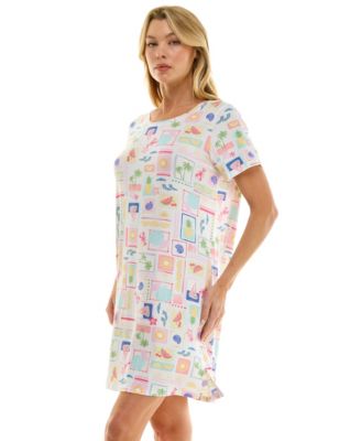 Women's Short-Sleeve Sleep Shirt