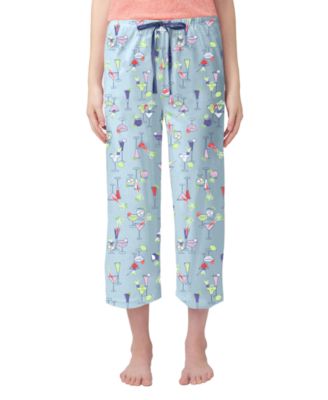 Women's Printed Capri Mid-Rise Pants