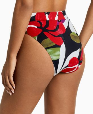 Women's Banded Modern High-Waist Swim Bottoms