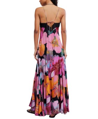 Free People Bloomspell Maxi Dress in Pink - Size L