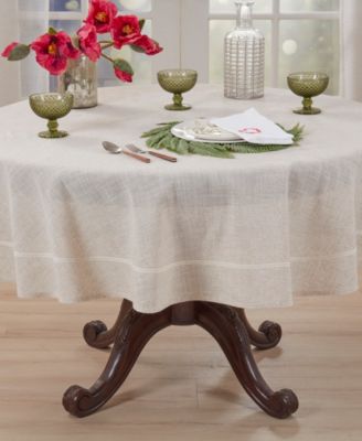 Timeless Solid Linen Blend Tablecloth