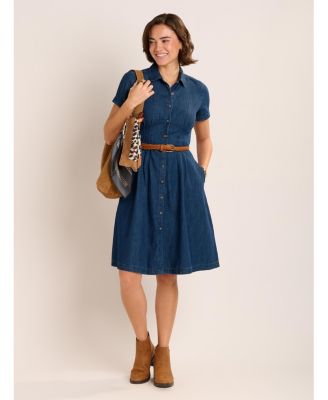 Women's Antonia Button Front Denim Dress