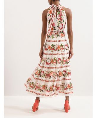 Women's Nita Halter Neck Floral Dress