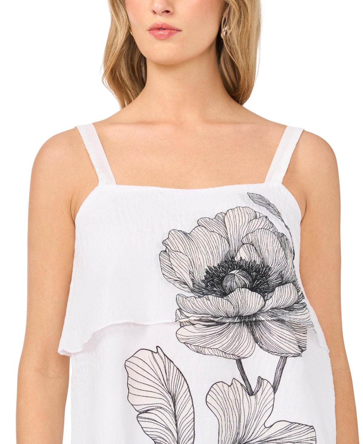 Vince Camuto Women's Square Neck Tank Top