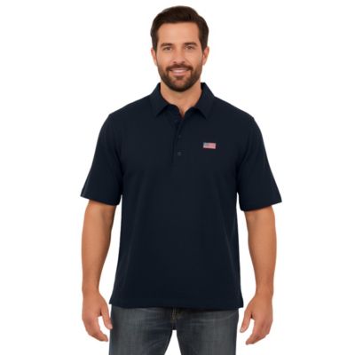Big & Tall Men s Americana Polo Shirt