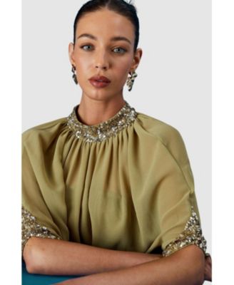 Women's Muse Chiffon Cape Dress