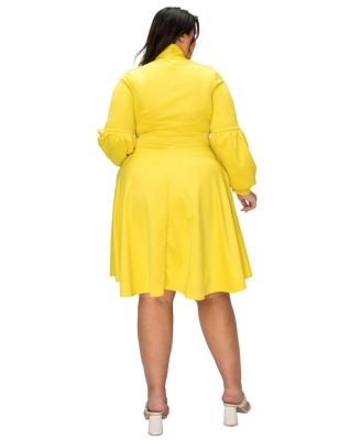 Plus Size Bekah Flare Pocket Dress