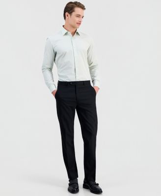 hugo boss modern fit dress shirt Boss Men's Hugo by Modern-Fit Dress Shirt - Gray