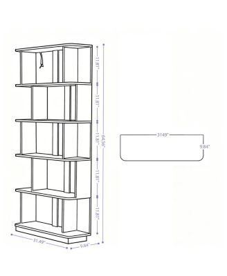 90cm Corner Bookshelf + 80cm Extendable Bookcase Set