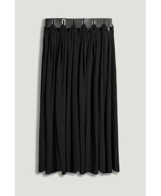 Women's Pleated Ring-Detail Midi Skirt