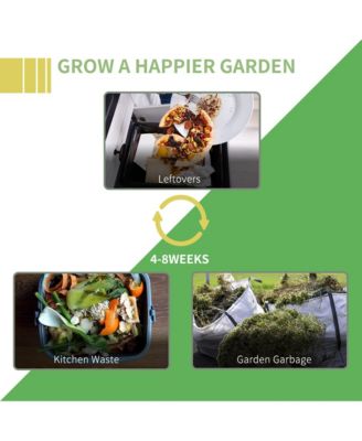 Garden Compost Bin 80 Gallon Large Outdoor Compost Container,