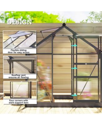 6' x 6' x 6.5' Large Polycarbonate Walk-in house,