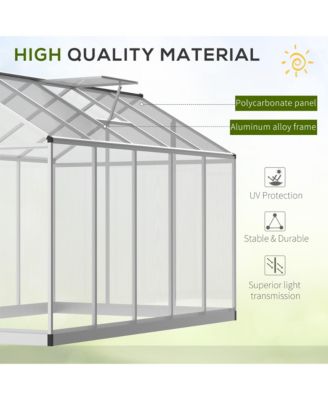 10' x 6' Portable Outdoor Walk-In Garden house w/ Roof Vent