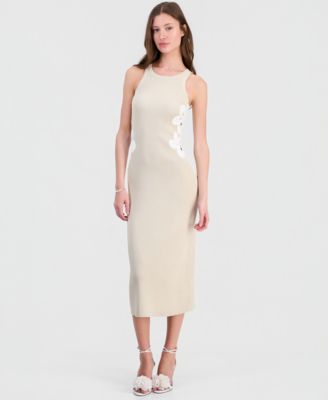 Women's Laurie Sleeveless Metallic Knit Midi Dress