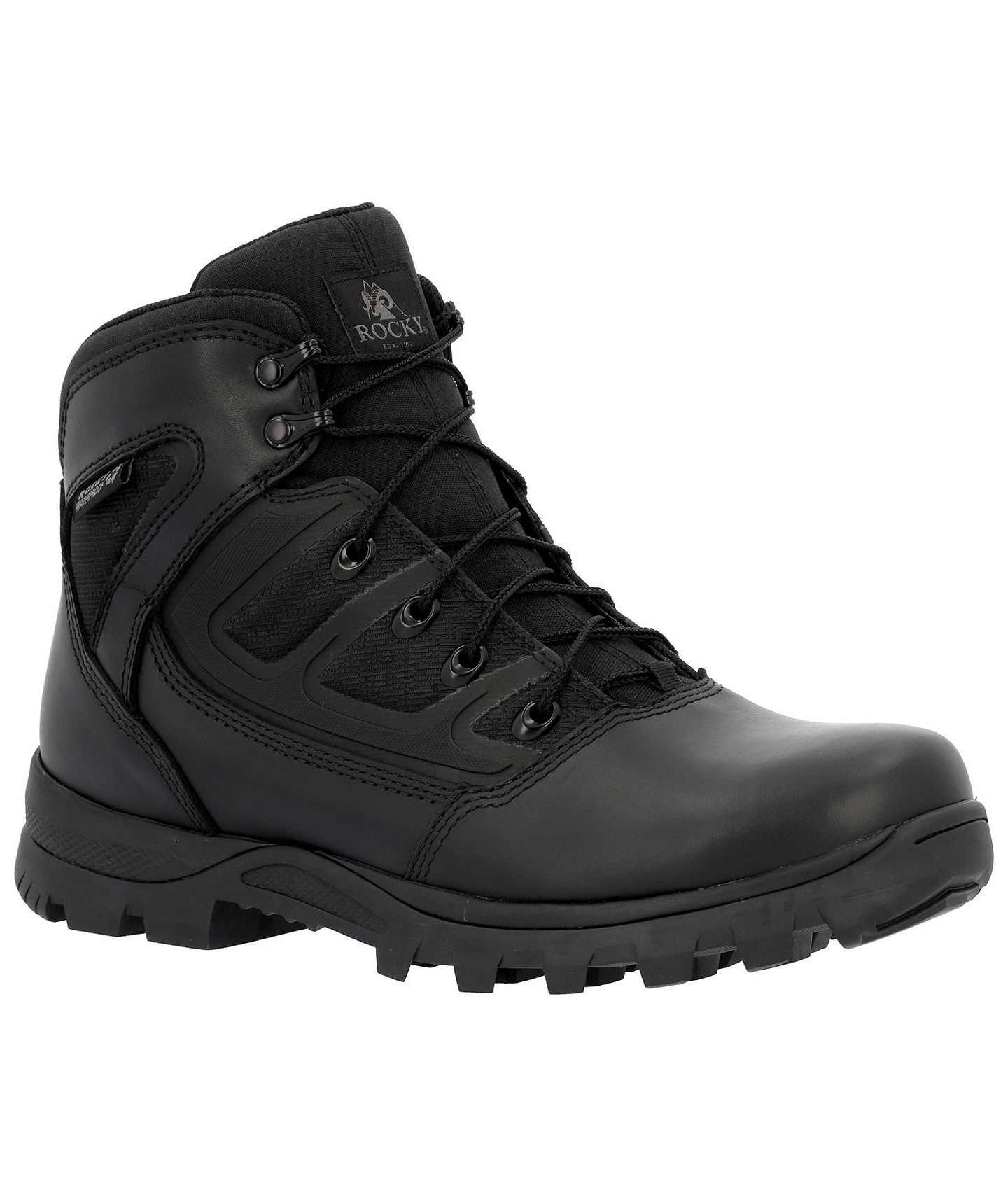 Мужские ботинки ROCKY Enforcer 6" Waterproof Public Service Boot, цвет: Чёрный — фото 1