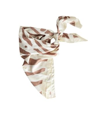 Women's Satin Striped Headscarf