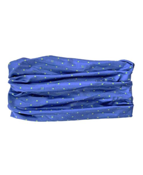 Женские аксессуары Headbands of Hope Limited Edition Luxe Tube Turban - St. Baldrick's Blue Polka Dot
