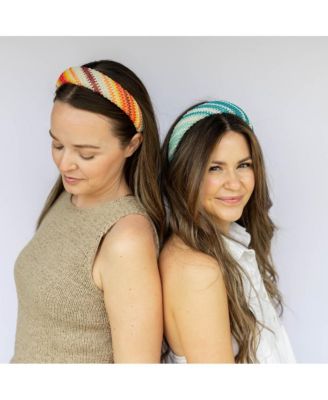 Women's Classic Padded Woven Raffia Headband