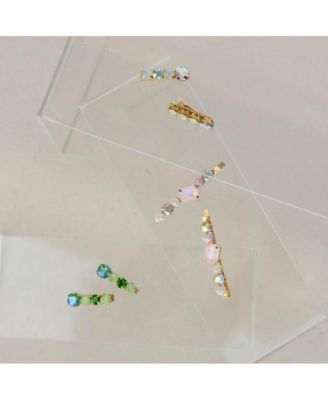 Women's Small Barrette Hair Clip - Jade Green