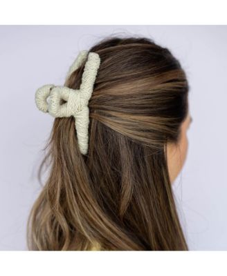 Women's Large Looped Threaded Claw Clip