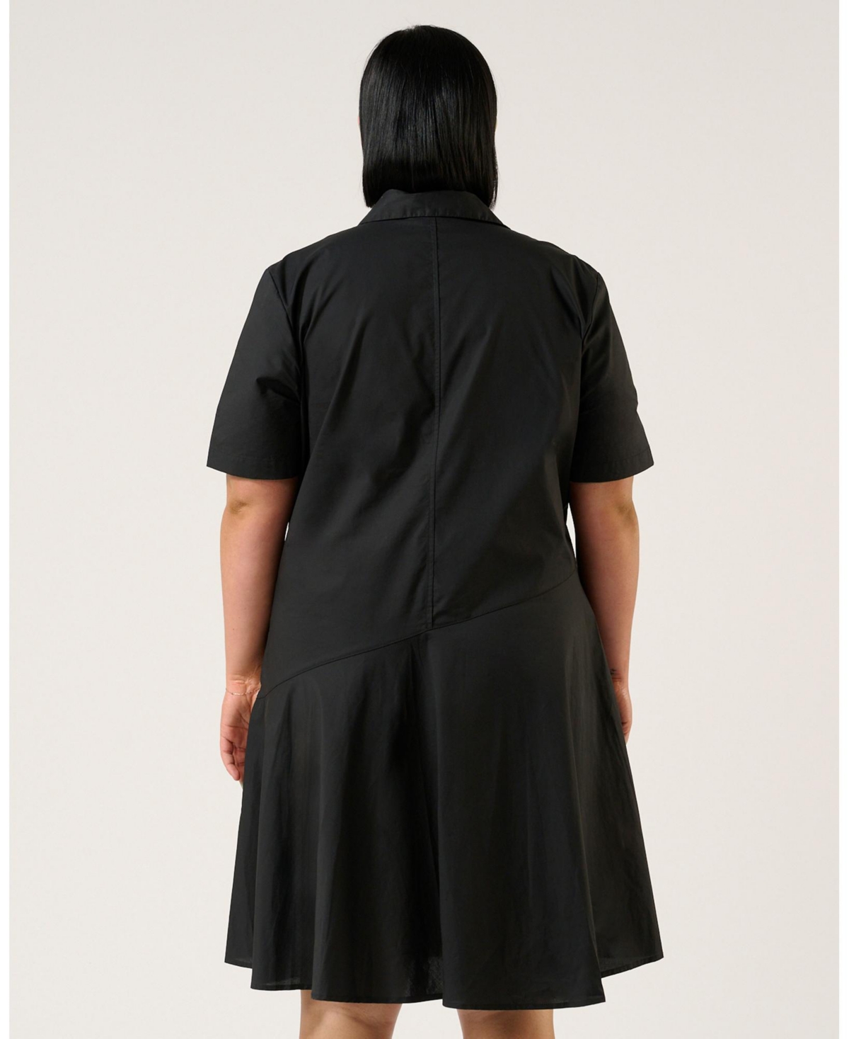 Estelle Obsidian Mini Shirt Dress