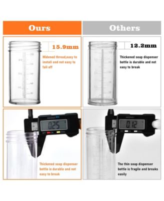 Upgrade Dog Washing Hose Attachment 8 Spray Patterns 3.5oz Soap Dispenser Gloves Bath Brush