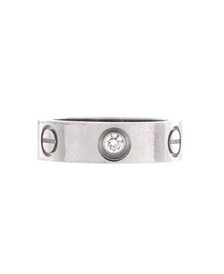 Love 3 Diamonds Band Ring