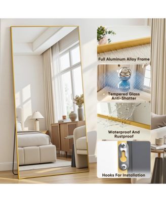 Full Length Mirror 58"x18" Oversized Floor