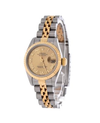Oyster Perpetual Datejust Automatic Watch in Stainless Steel and Gold 26mm