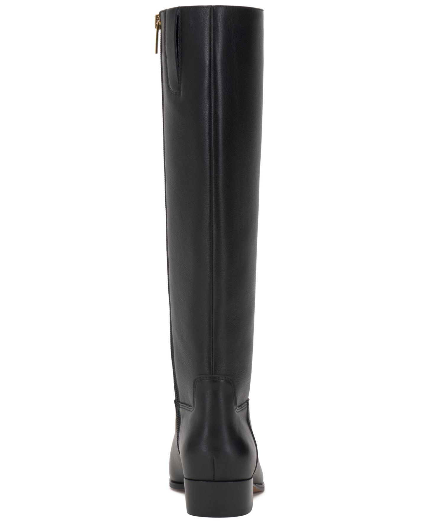 Женские ботинки Vince Camuto Pavla Knee-High Snip-Toe Boots, Regular, Wide Calf, цвет: Чёрный кожаный — фото 3