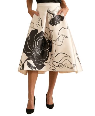 Women's Pleated A-Line Skirt