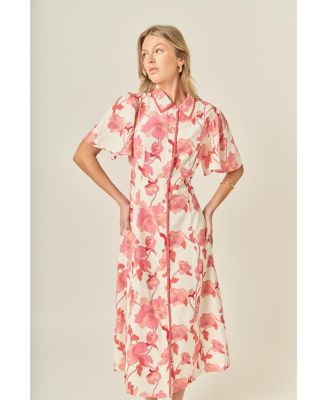 Women's A-Line Mini Shirt Dress