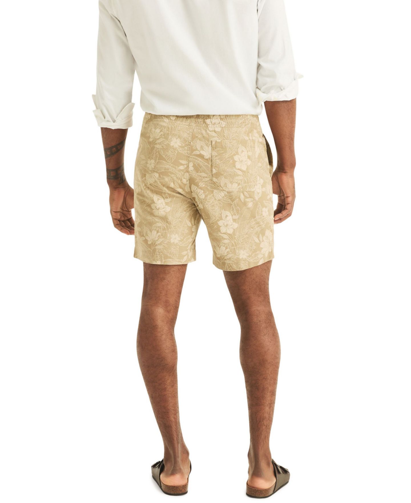 Мужские шорты Nautica 7" Printed Pull-On, цвет: Coriander — фото 4