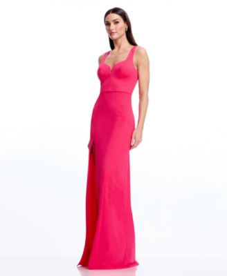 Women's NetTie-Sleeveless A-Line Ball Gown