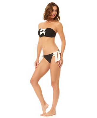 Women's Bow Bandeau Neck Bikini Top