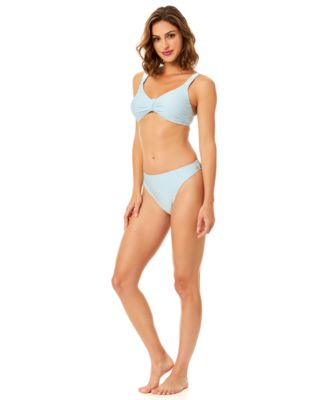 Women's V-Neck Adjustable Straps Knot Bikini Top