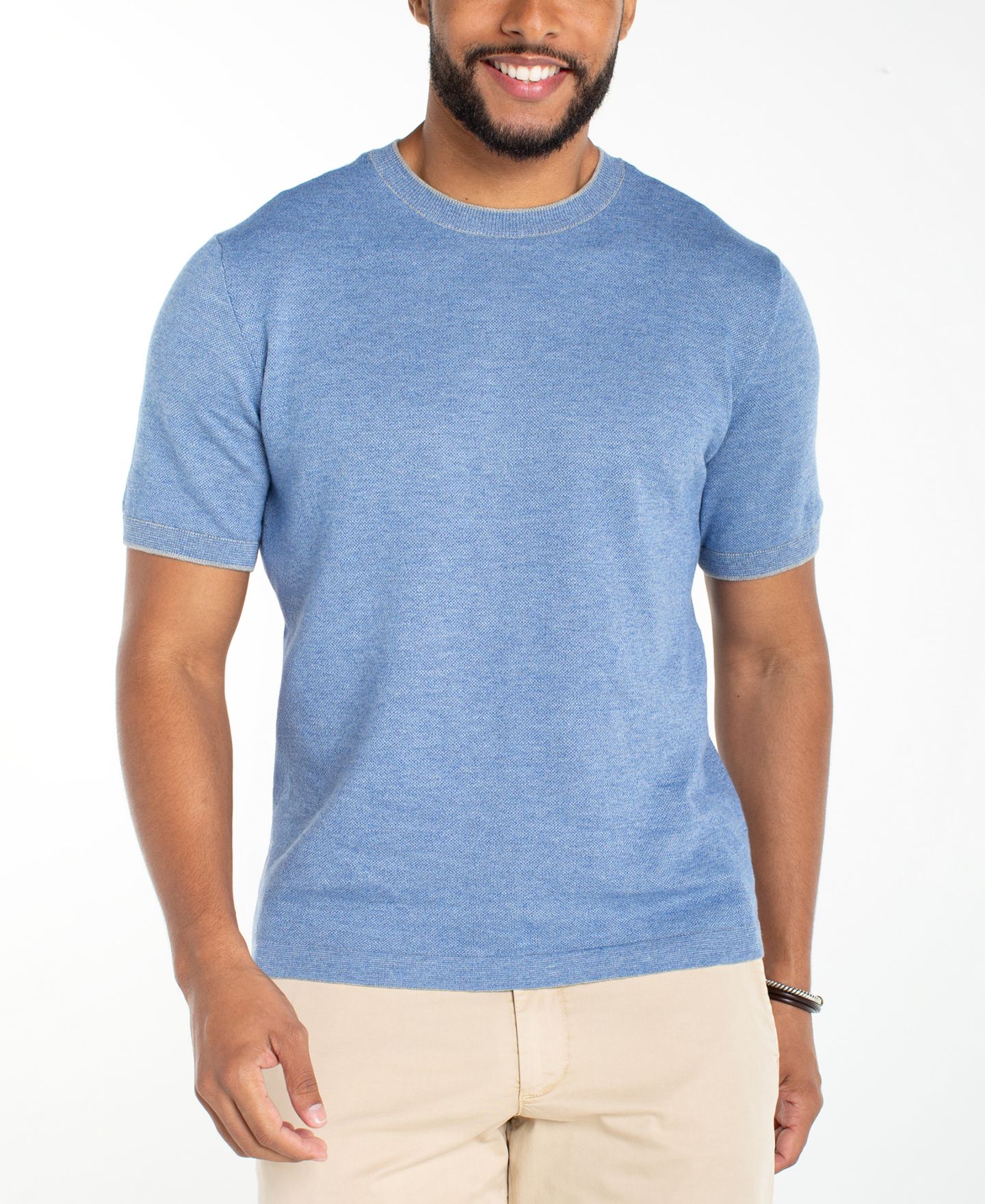 Мужская футболка Liverpool Los Angeles Short-Sleeve Crewneck, цвет: Синий — фото 1