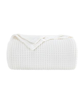 Waffle Weave Cotton Blanket, King/California King