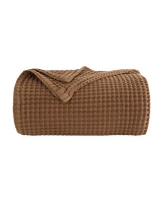 Waffle Weave Cotton Blanket, Twin/Twin XL