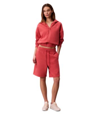 Women's Fleece Mid-Rise Shorts