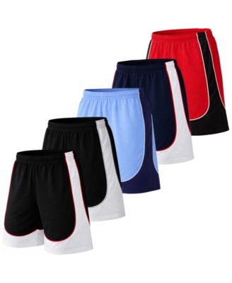 Men's 5-Pack Moisture Wicking Performance Shorts