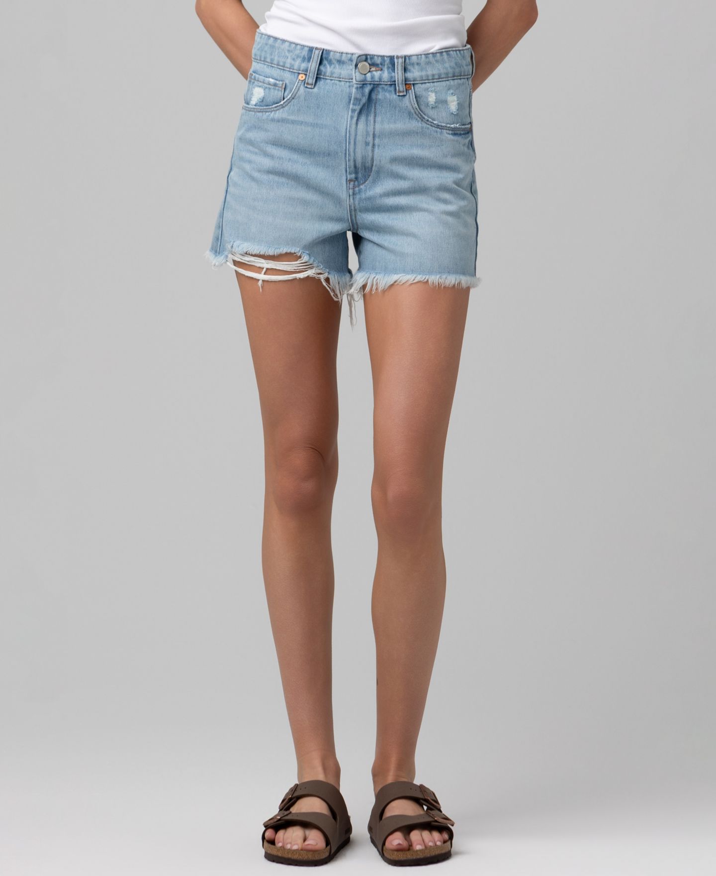 Женские шорты BLANK NYC 5 Pocket Styling Cotton, цвет: Cold Wave — фото 2