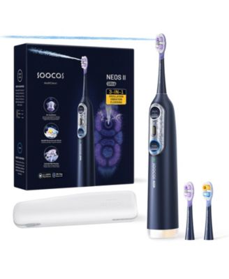 NEOS II Ultra - Electric Toothbrush with Water Flosser Combo, 3-in-1: Flosses, Vibrates and Oscillates