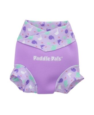 Paddle Pals Toddler Swim Diaper Reusable Neoprene for Swimming Lessons and Pool Use 24 Months - Purple