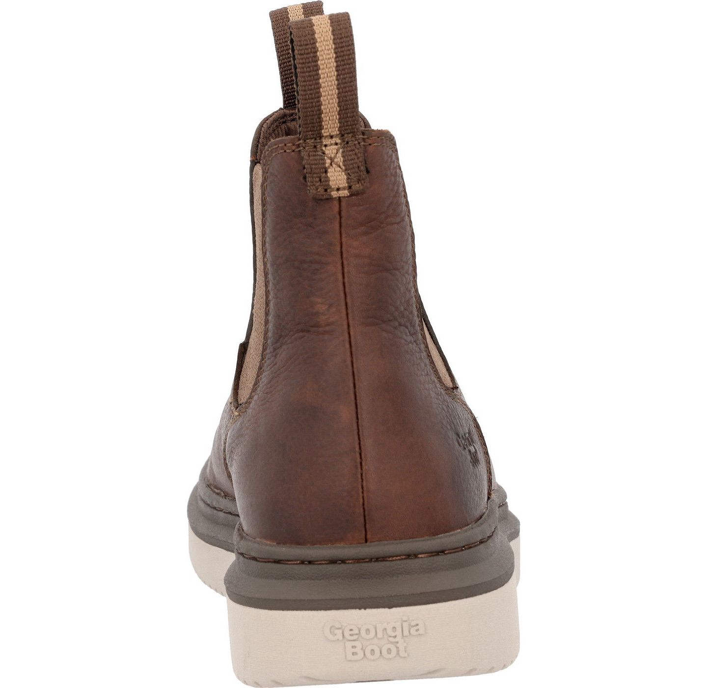 Мужские ботинки GEORGIA BOOT Wedge Superlyte Chelsea Work Boot, цвет: Коричневый — фото 3
