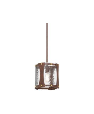 Fable Wide and Antique Brass Mini Pendant Light