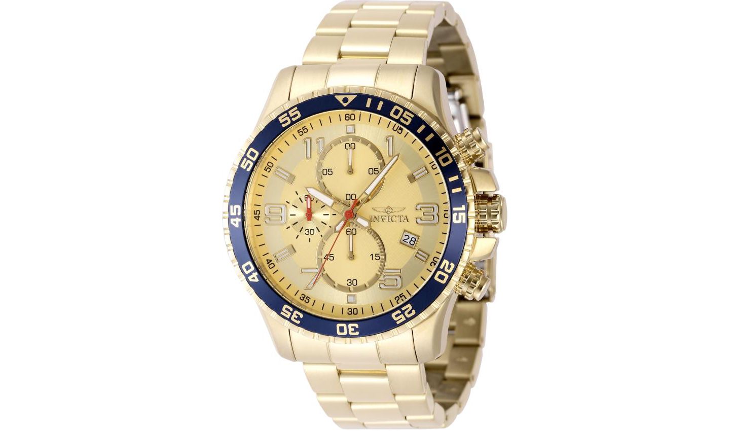 Мужские часы Invicta 49095 Specialty Quartz VD57 Metal Dial, цвет: Золотой — фото 1