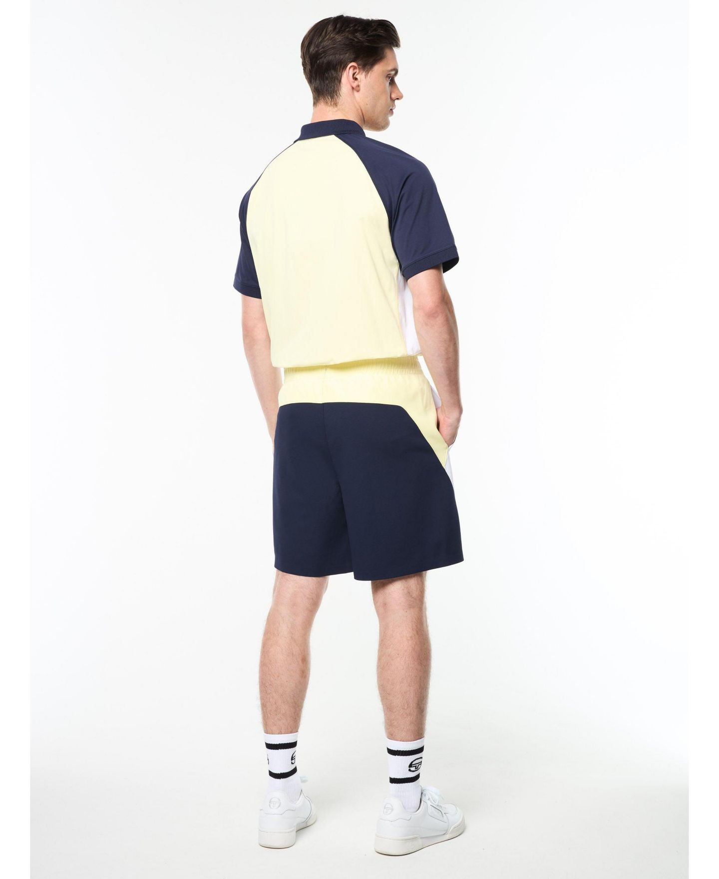 Мужские теннисные шорты Sergio Tacchini Pagia, цвет: Жёлтый — фото 4