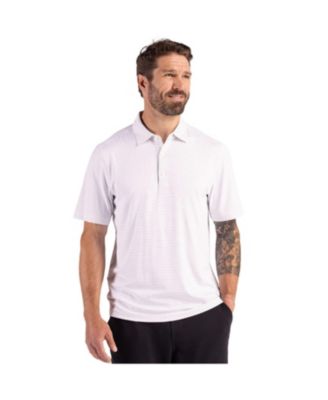 Men's Forge Eco Fine Line Stripe Recycled Polo