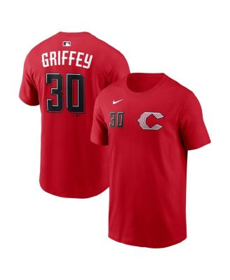 Men's Ken Griffey Jr. Red Cincinnati Reds 2026 City Connect Name & Number T-Shirt